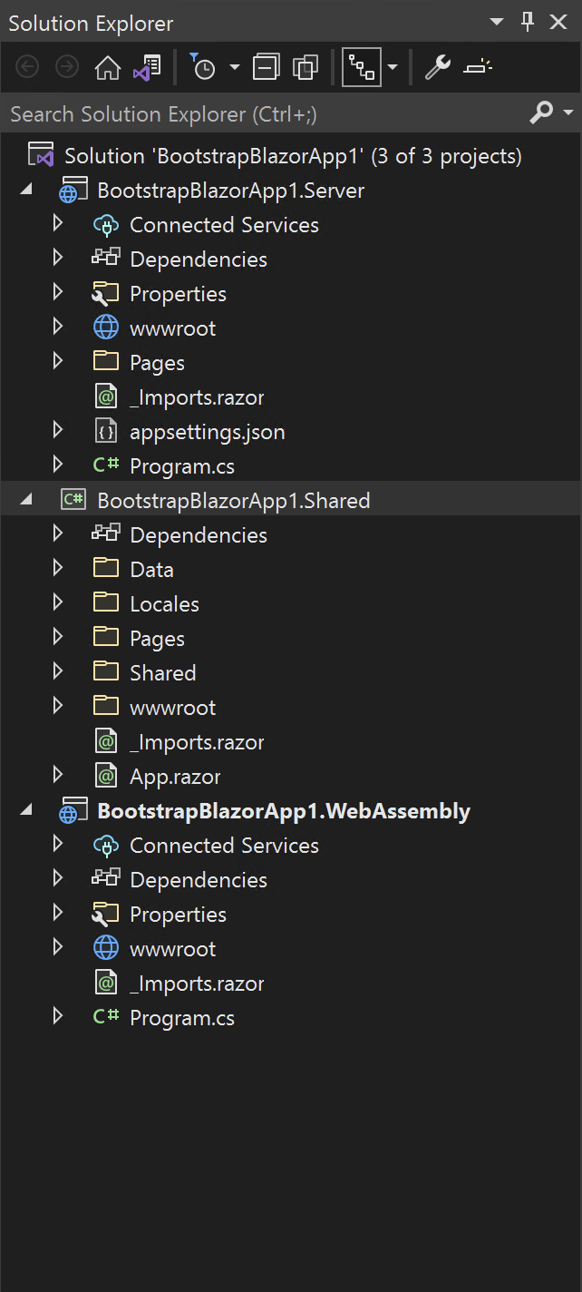 bootstrap 4 visual studio 2019